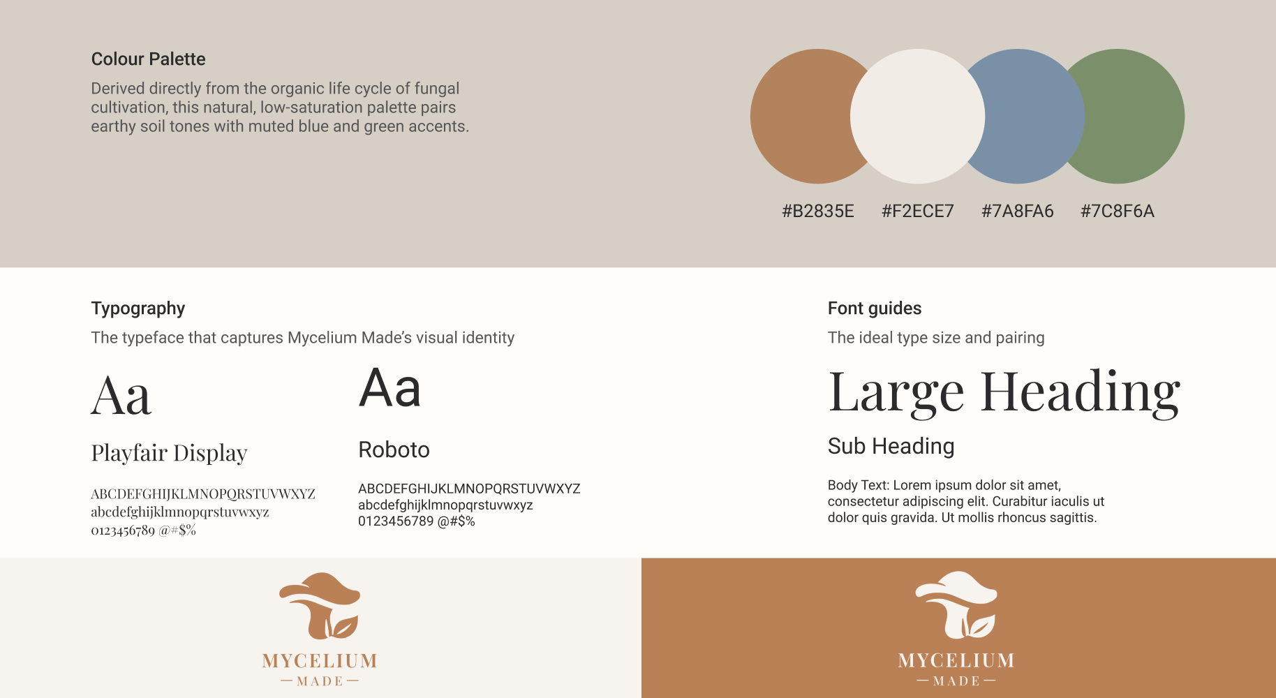 Mycelium Made brand identity