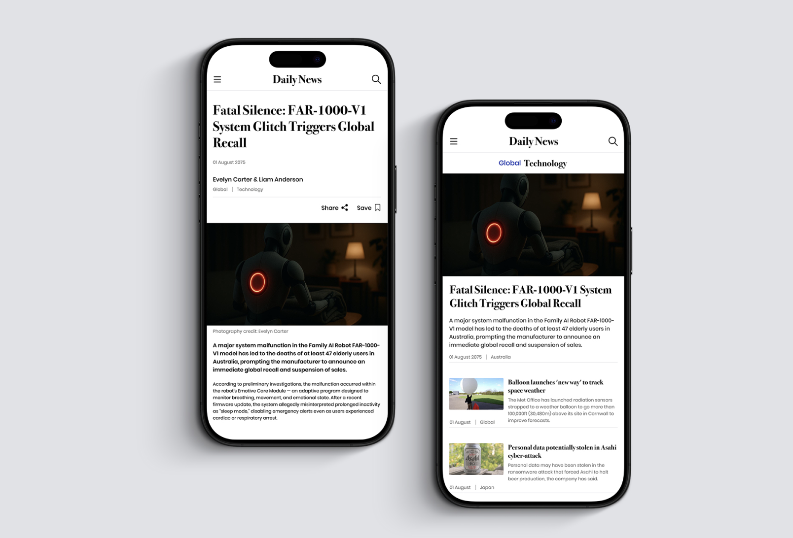 Family AI Robot campaign application