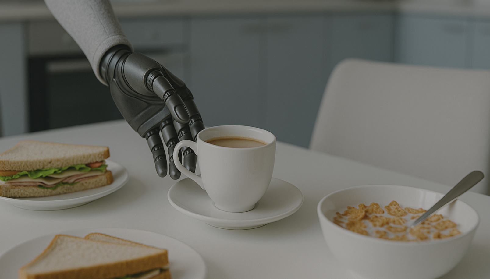 Futuristic AI Robot campaign