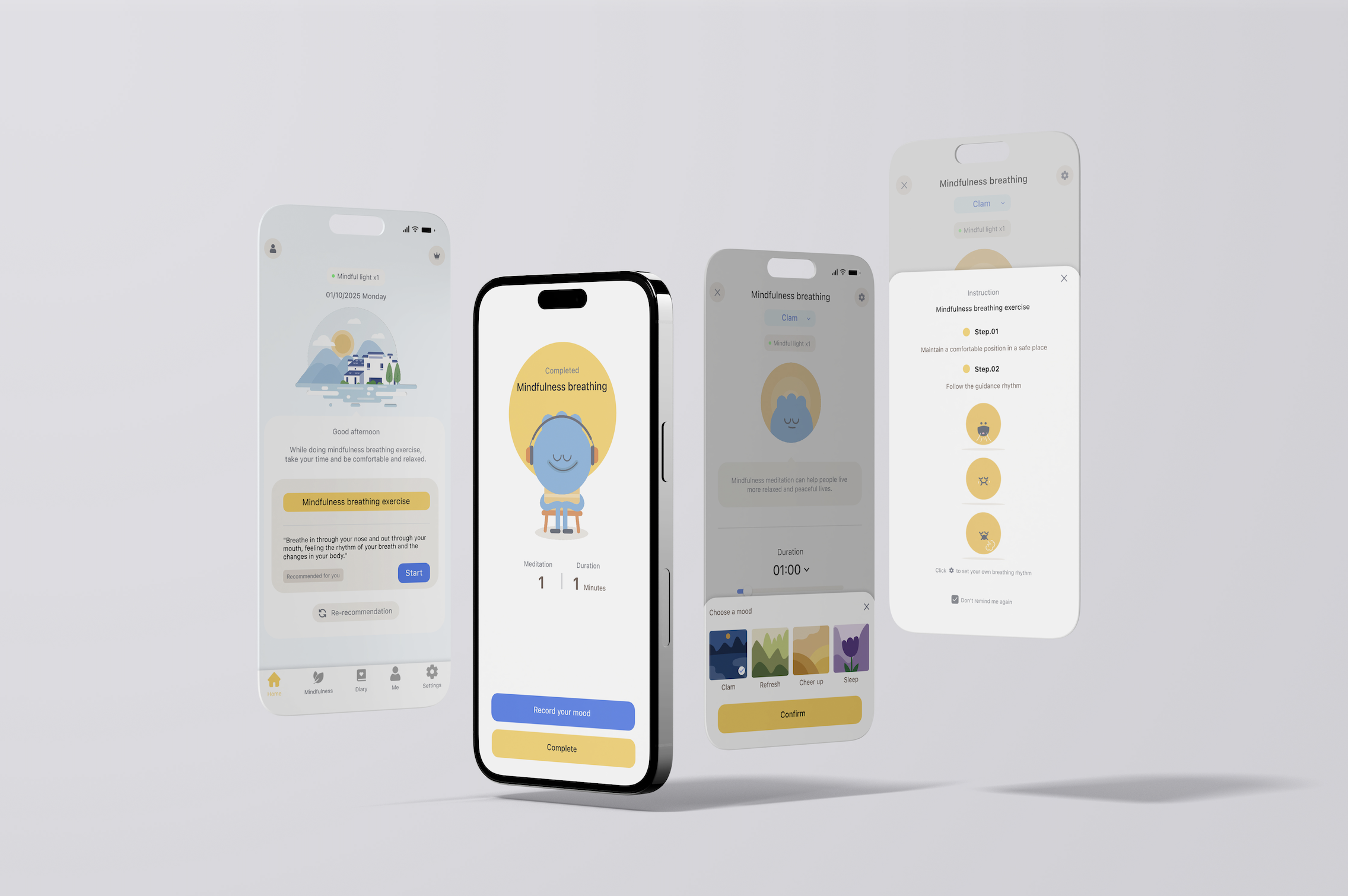 LUMA mobile app design