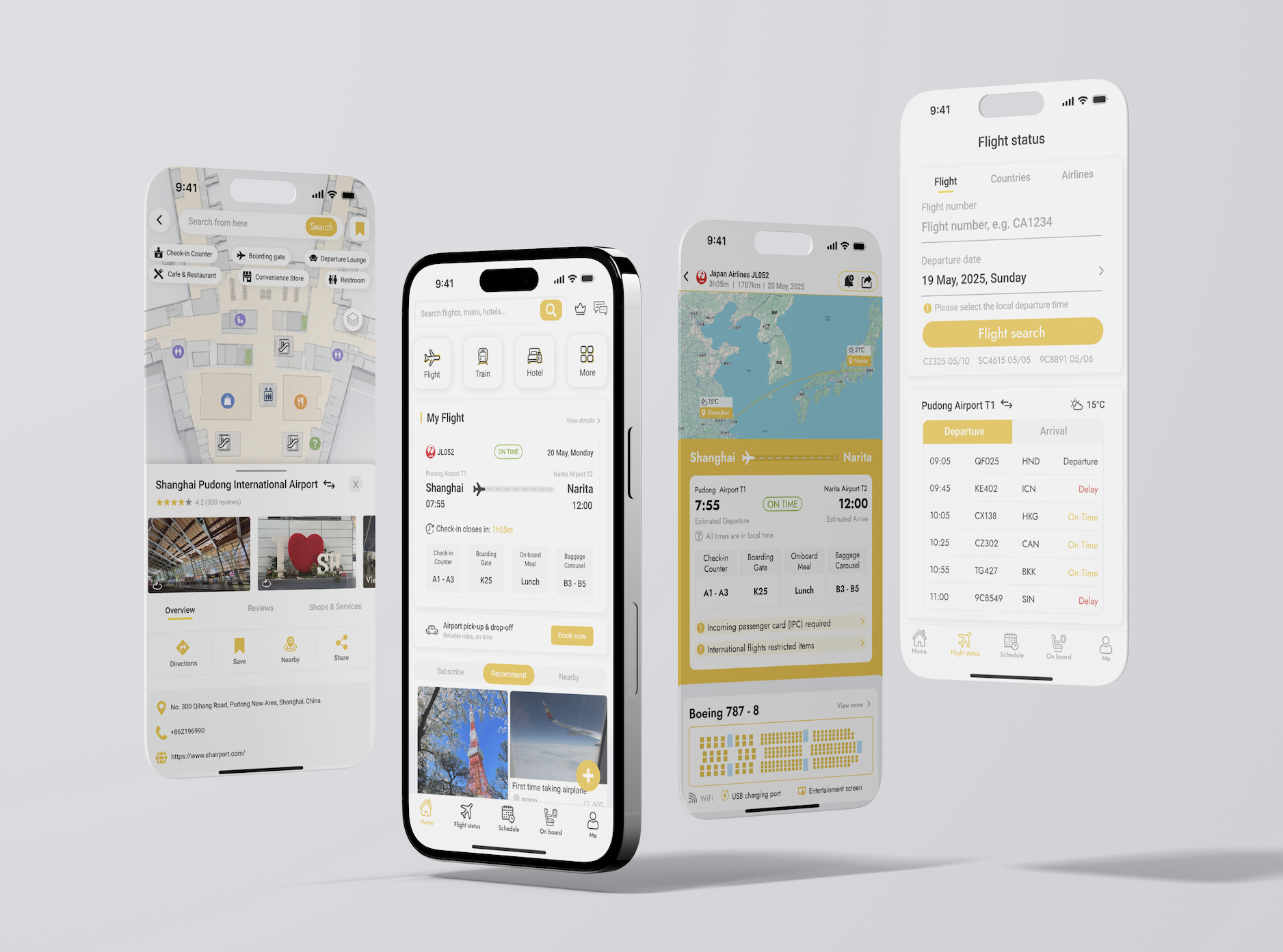 FlyGo app interface