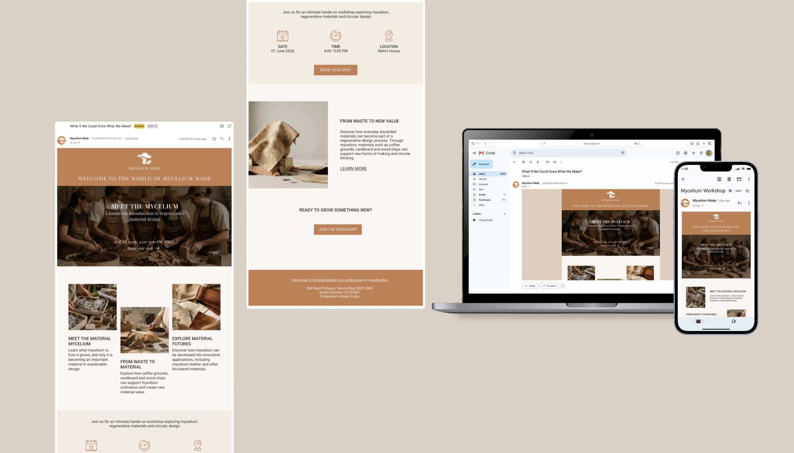 Mycelium Made Digital Campaign