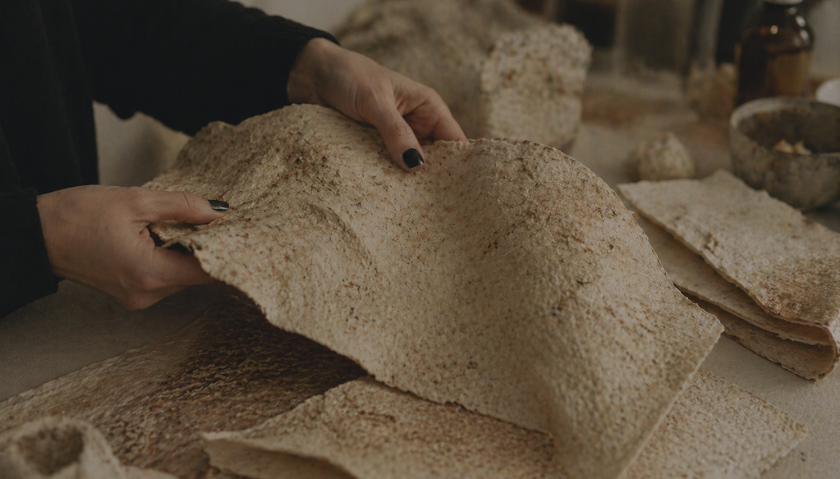 Mycelium Made material